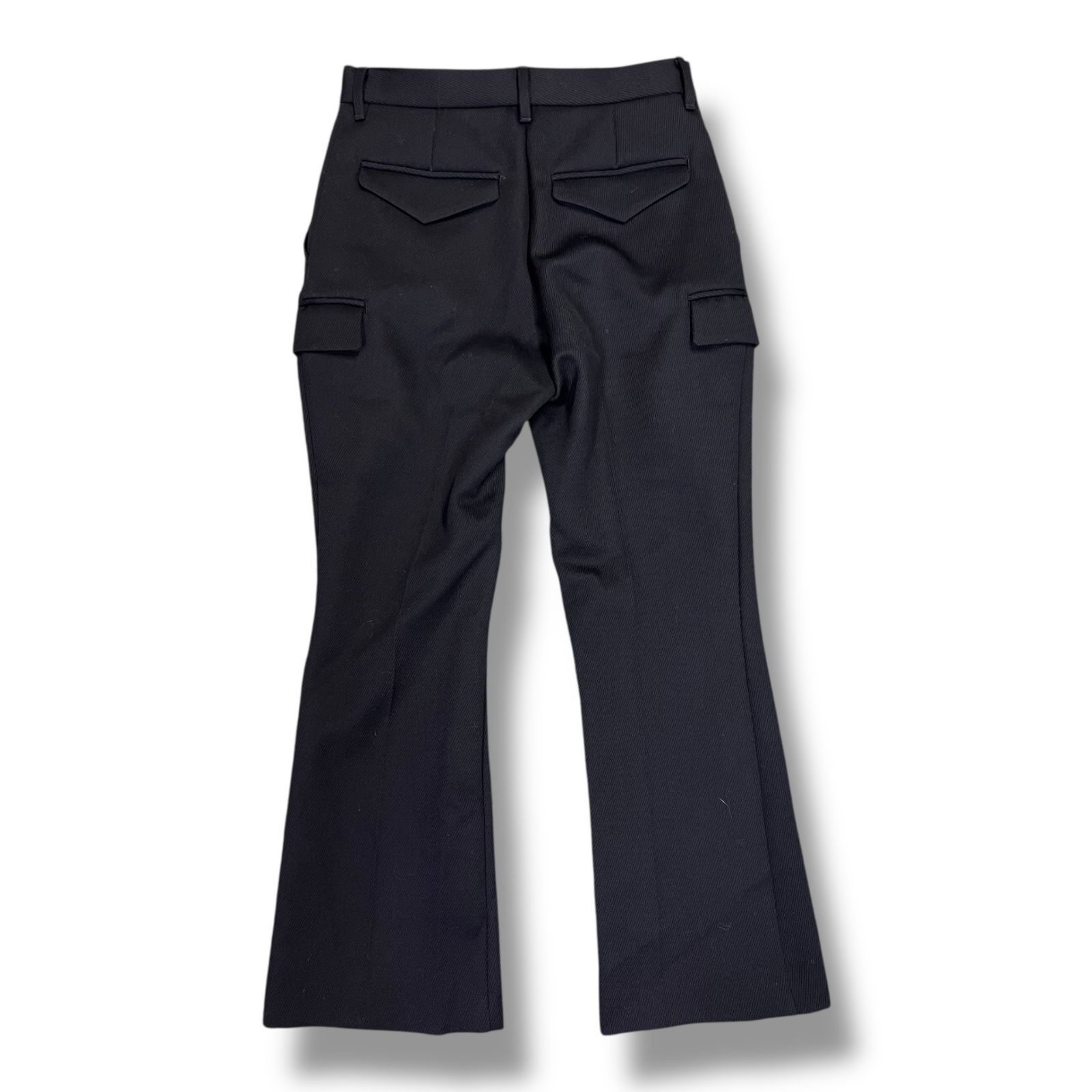 参考上代53900円 IHNN SLIM POCKET PANTS スリムポケットパンツ フ パンツ スラックス イン ID24A-PT01 ネイビー 38 699A1