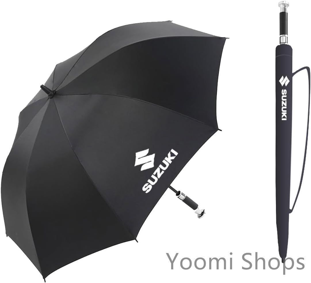 【新品未使用】スズキ 折りたたみ傘 車用 イグニス ワゴンR ジムニー スイフト MRワゴン 晴雨兼用 紫外線対策 ビジネス