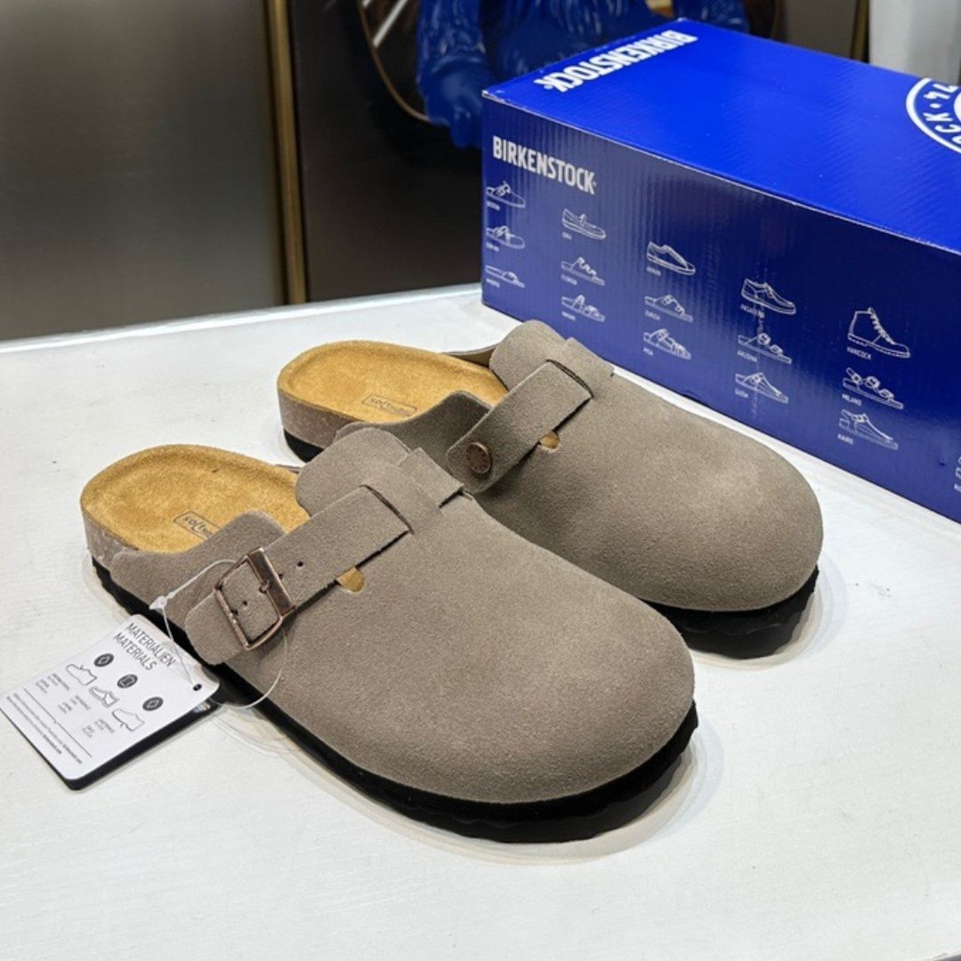 BIRKENSTOCK ボストン 40 26.0cm 厚けれ ベージュ トープ