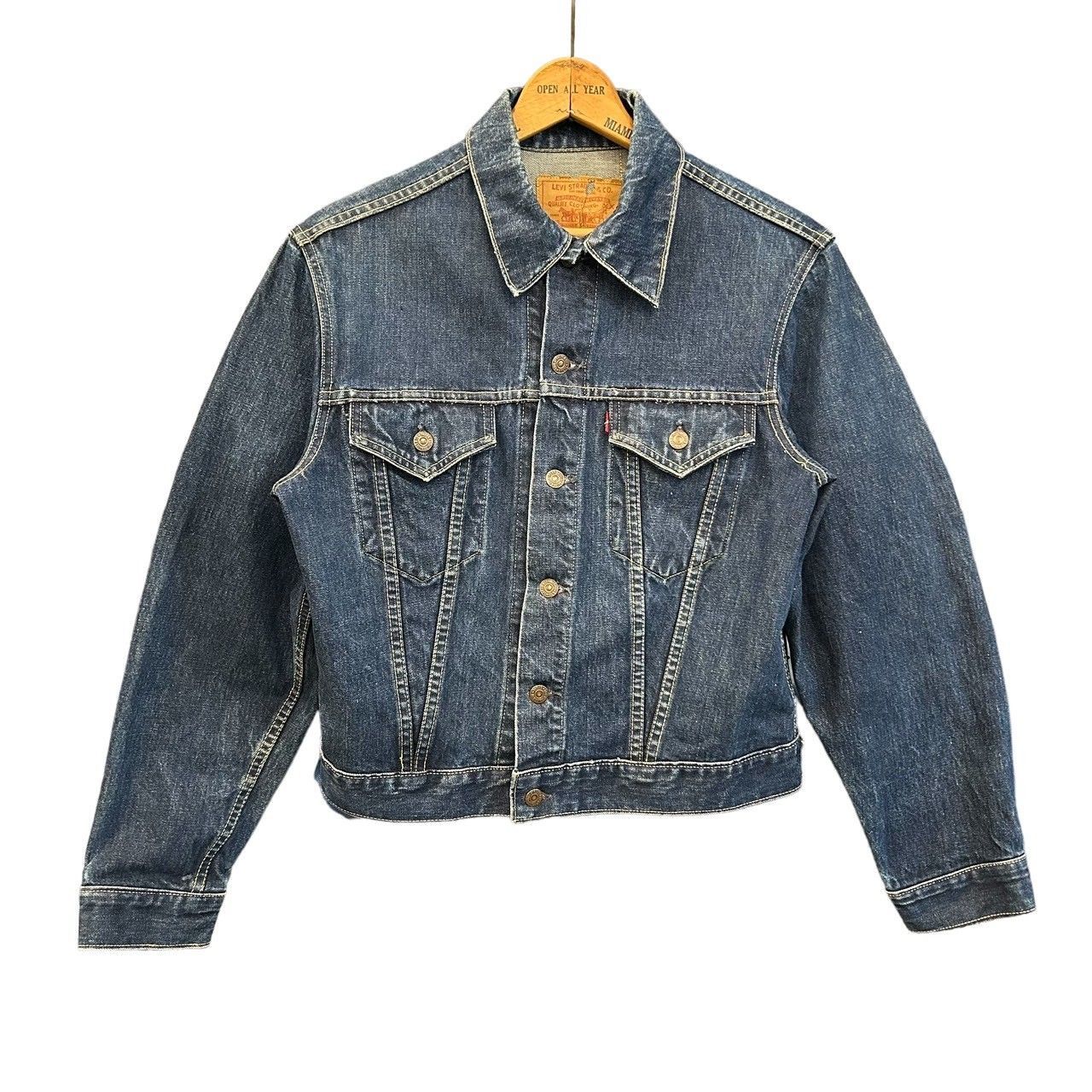 60s ビンテージ LEVI'S 557 Big E デニム ジャケット サイズ42 3rd サード USA製 60年代 vintage リーバイス  ビッグE サード ジージャン アメリカ製 濃 - メルカリ