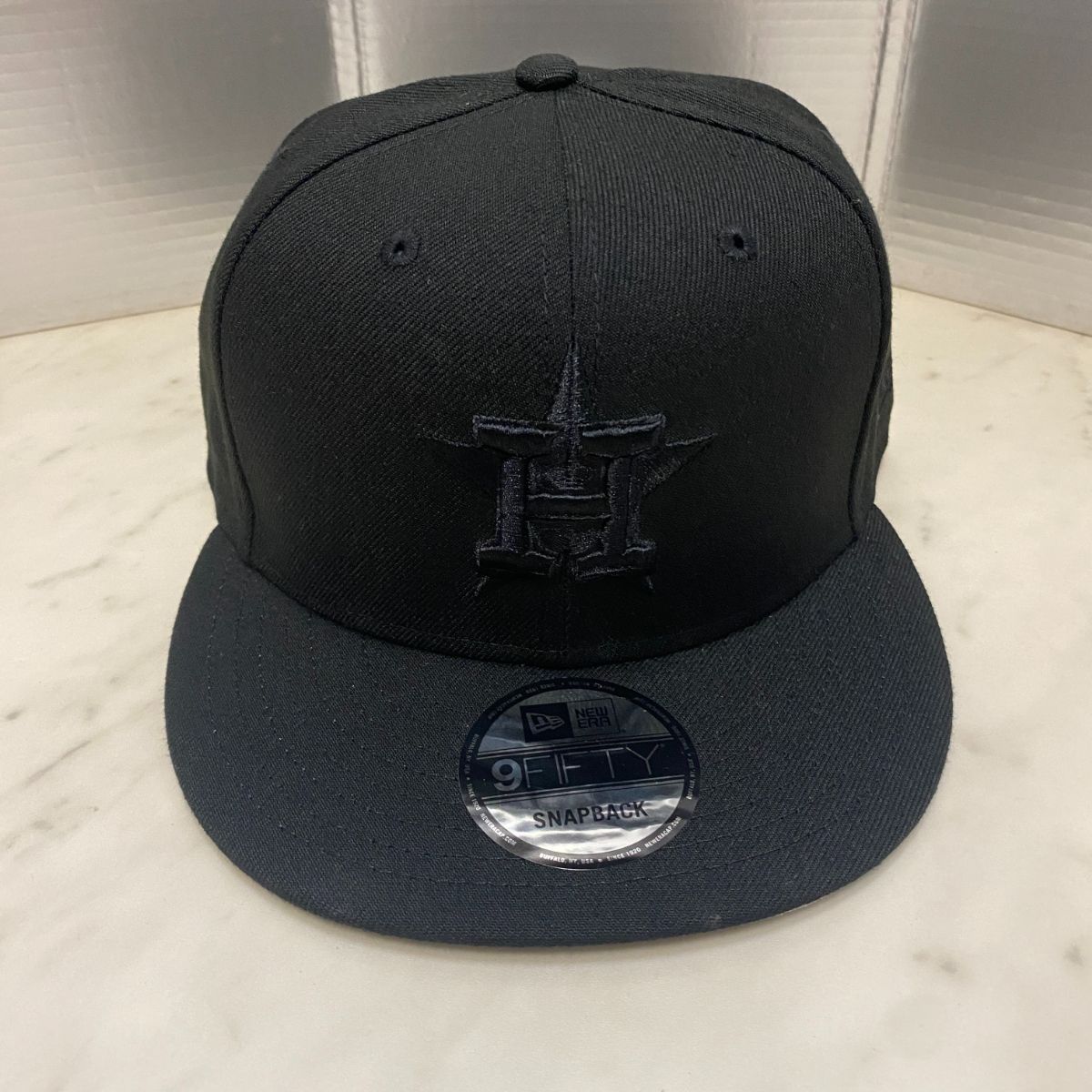 9FIFTY ニューエラ Newera ヒューストン アストロズ Astros スーパーブラック スナップバックキャップ BOB (950-146)