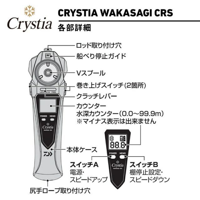 クリスティアCRS ムーブ DAIWA（ダイワ） クリスティア ワカサギ CRS ムーブ : アングラーズ
