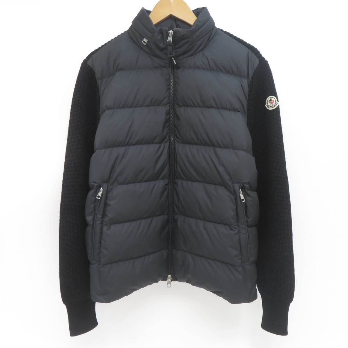 MONCLER モンクレール CARDIGAN TRICOT ダウン切替ニットカーディガン ダウンジャケット J20919B00032 Lサイズ