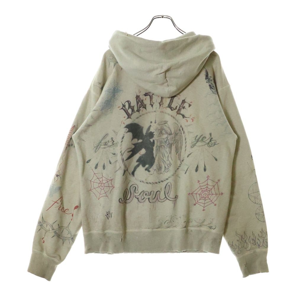 セントマイケル DW_HOODIE Dr.Woo フーディー SAINT MICHAEL/セントマイケル/DW_HOODIE/DR.WOO/GRY | ROYAL