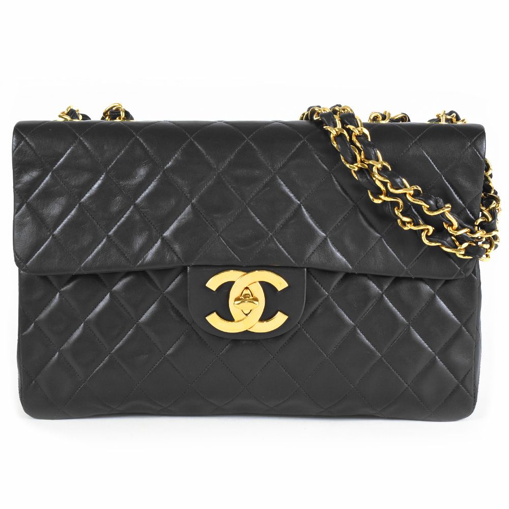 シャネル CHANEL デカマトラッセ ショルダーバッグ ラムスキン ...