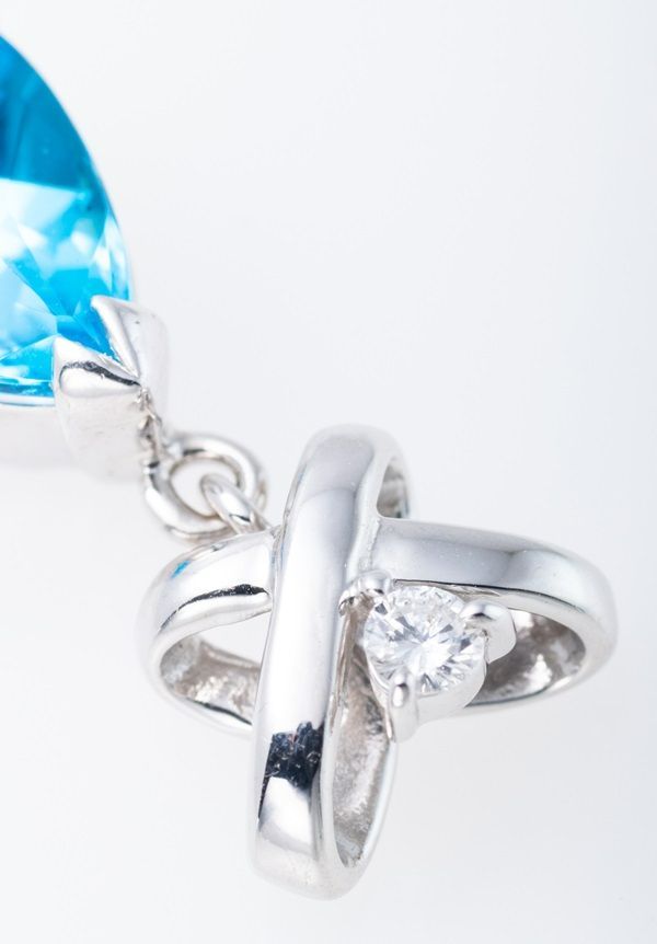 K18WG ブルートパーズ ダイヤモンド ペンダント 品番p22-96 FORTGASGNV_COM_BR