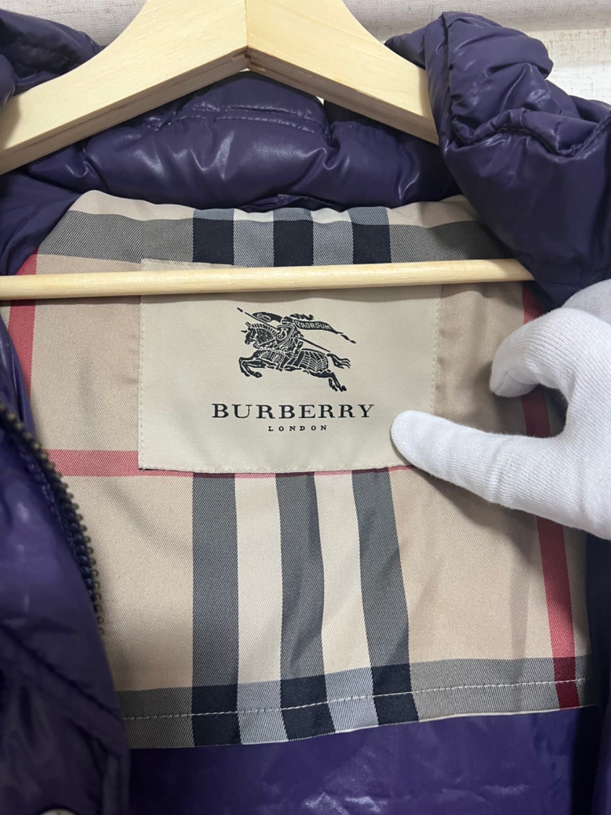 バーバリーダウンコート 38号 除菌済み - BrandWorld - メルカリ