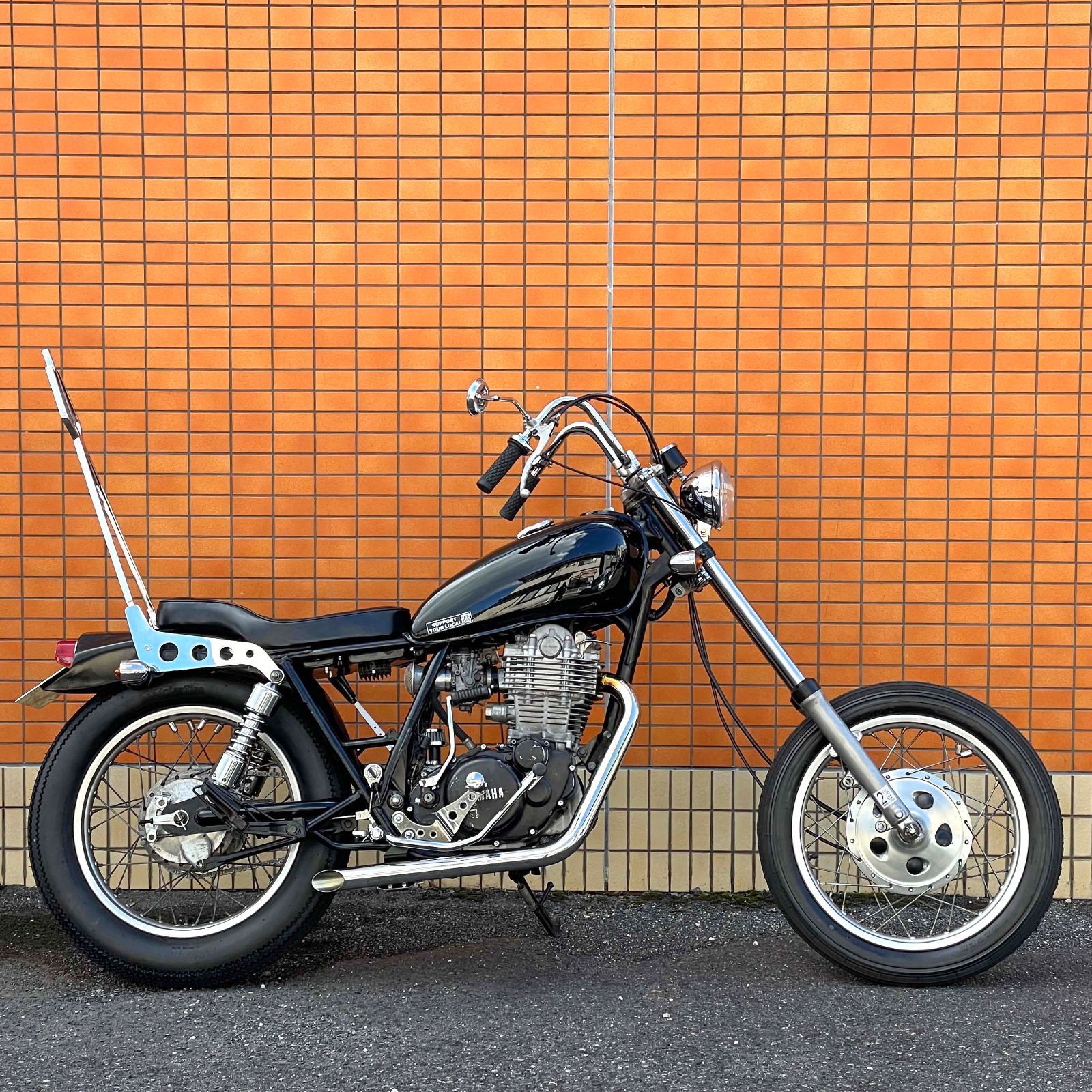 SR sr 400 500 ボルトオン リブフェンダー フラット（SR400