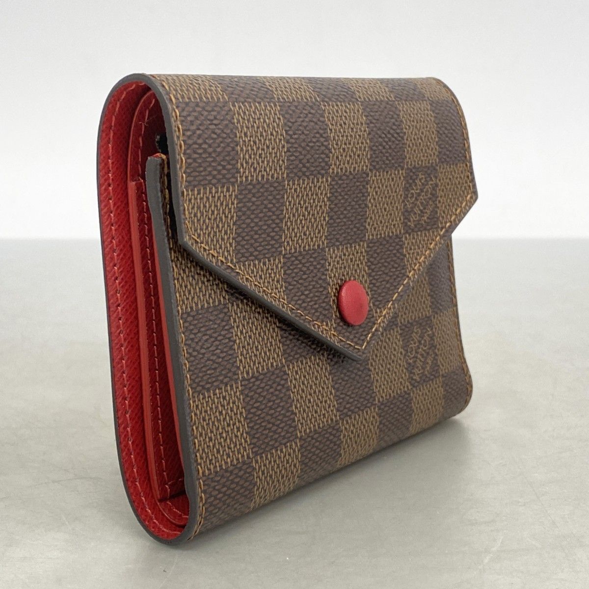 5gd4837-h】ルイヴィトン 三つ折り財布 ダミエ ポルトフォイユ  