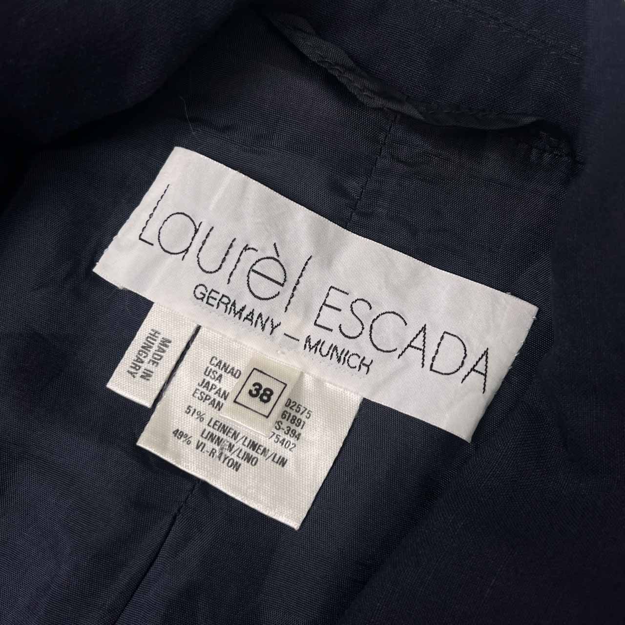 リネン混 金ボタン Laurel ESCADA ローレル エスカーダ