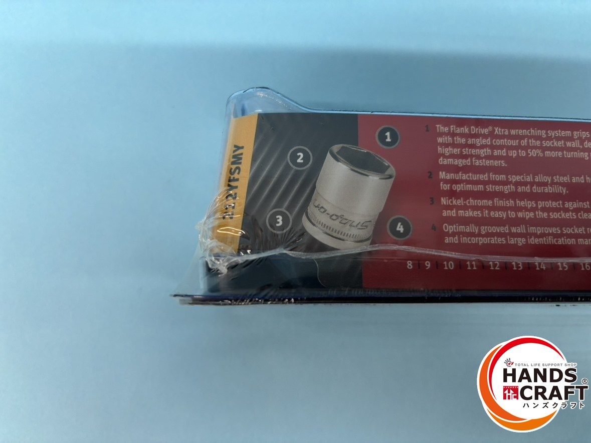 ♭ ♥未開封品 スナップオン Snap-on 差込角3|8 9.5mm FDX 6Point シャローソケットセット 8~19mm 212YFSMY HRDEVELOPMENT_JP