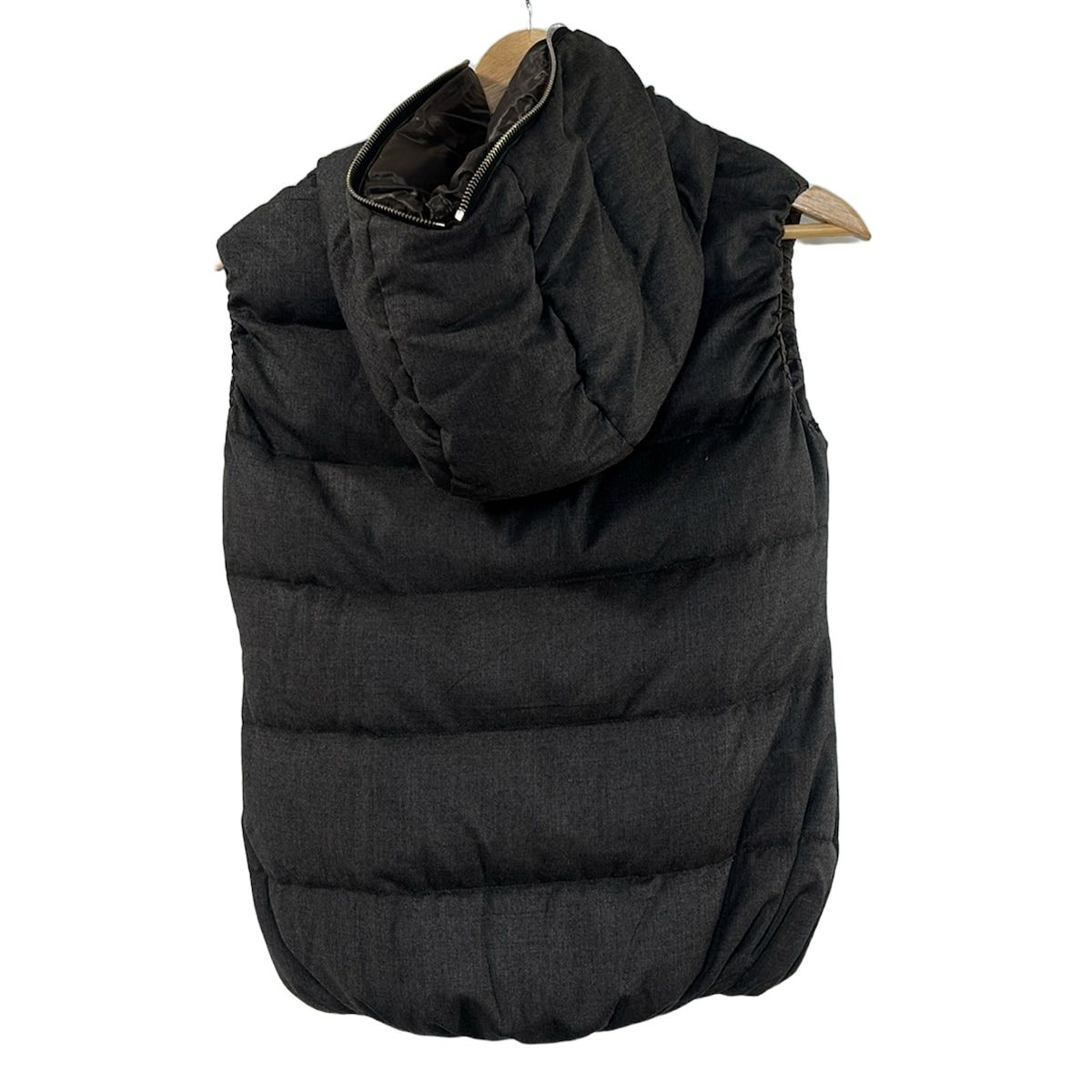 DUVETICA デュベティカ ダウンベスト サイズ40 M レディース FEBEDUE ダークグレー 冬