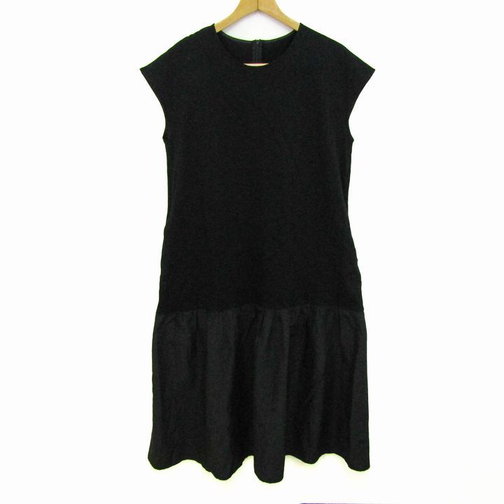 23区　フレンチスリーブワンピース　38サイズ 23区 - 23区 総柄 フレンチスリーブ ワンピース size38/黒x黄