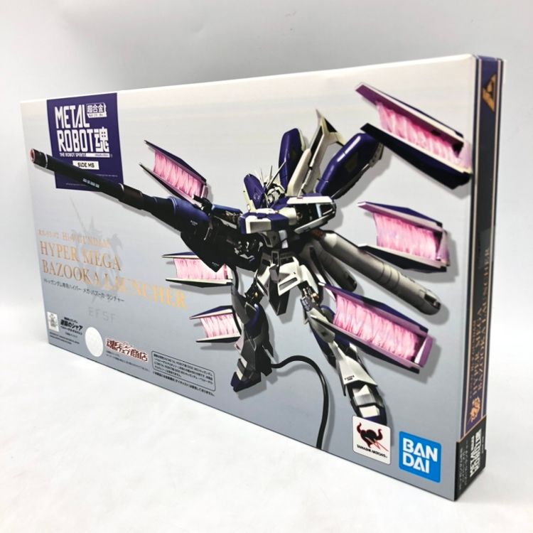 【中古】バンダイ　METAL ROBOT魂 ＜SIDE MS＞ RX-93-ν2 Hi-νガンダム専用ハイパー・メガ・バズーカ・ランチャー[70]