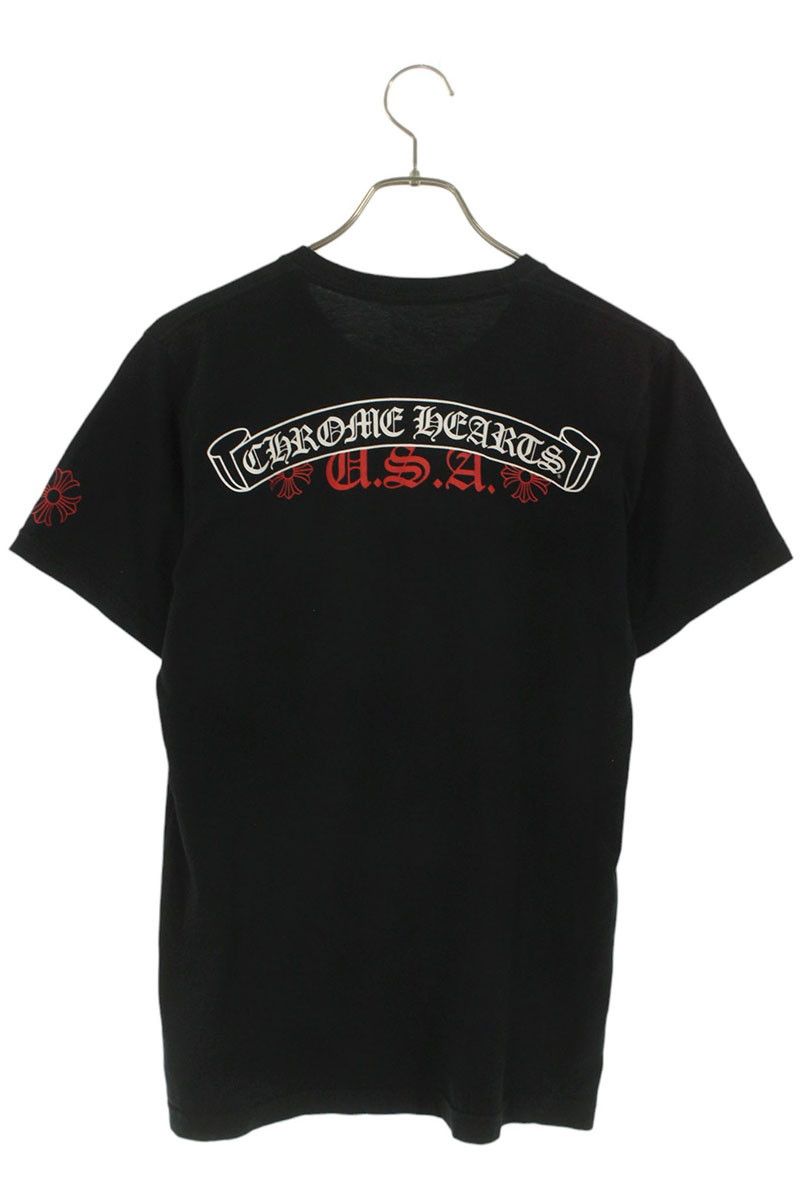 USAバックスクロールプリントTシャツ メンズ