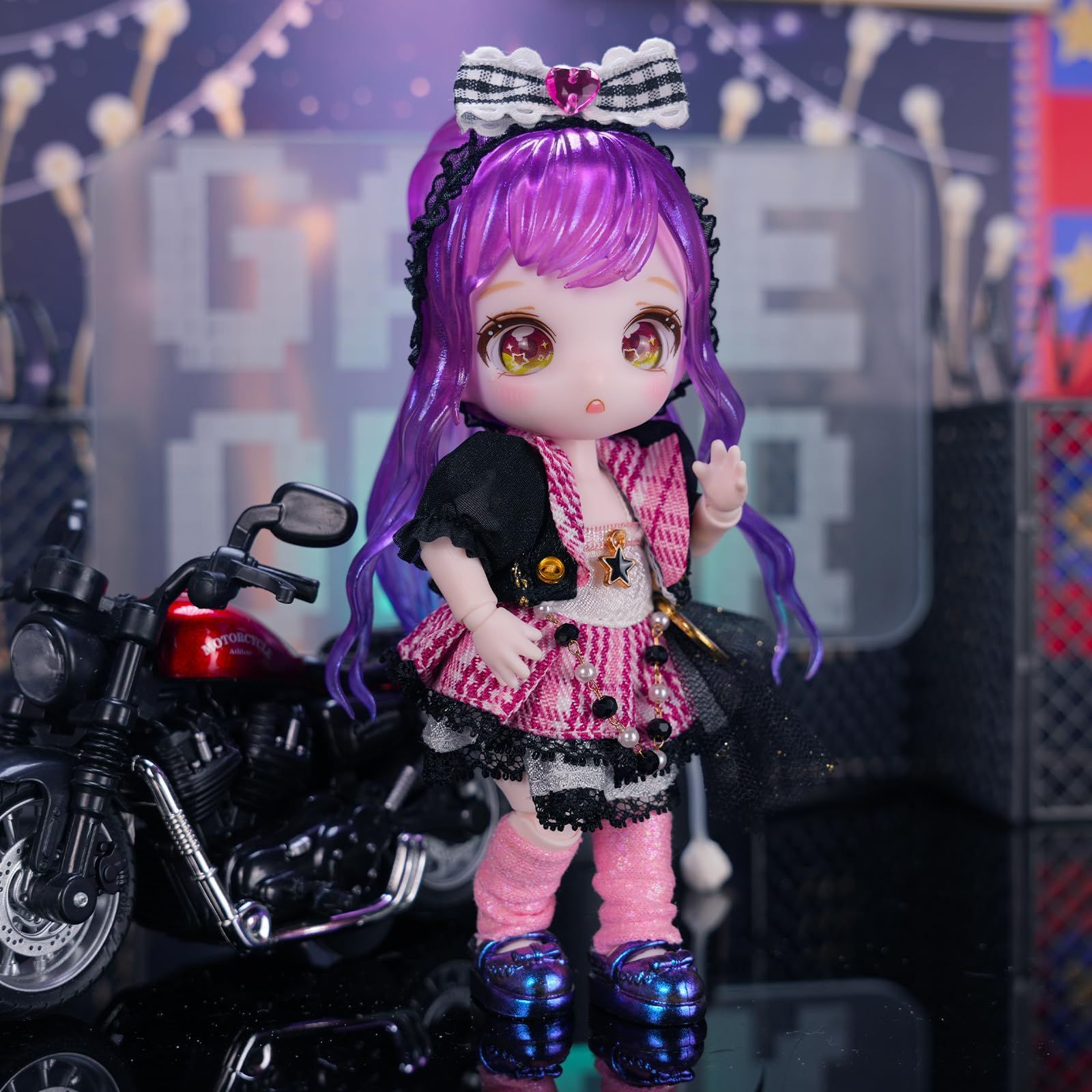 女の子　お人形 人気商品】ICY Fortune Days 13cm bjd 人形 - アニメスタイルの人形