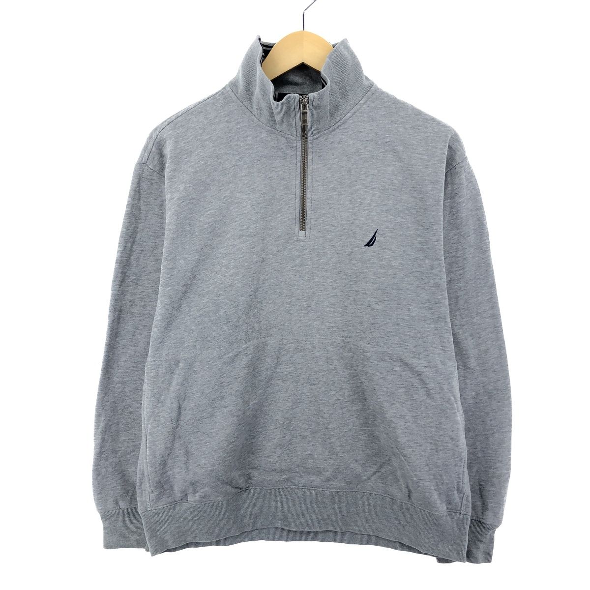 古着 ノーティカ NAUTICA ハーフジップスウェットシャツ トレーナー メンズM/eaa388428