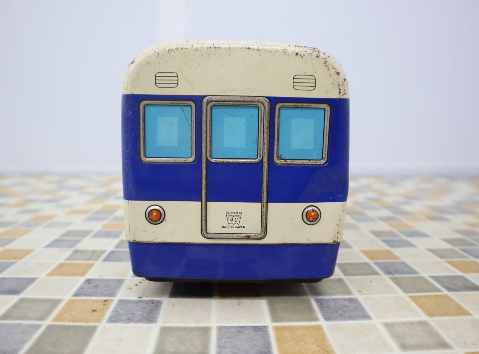 昭和レトロ　新幹線ひかり6001 ブリキ鉄道模型　イチコー製 昭和レトロ 新幹線ひかり6001 ブリキ鉄道模型 イチコー製