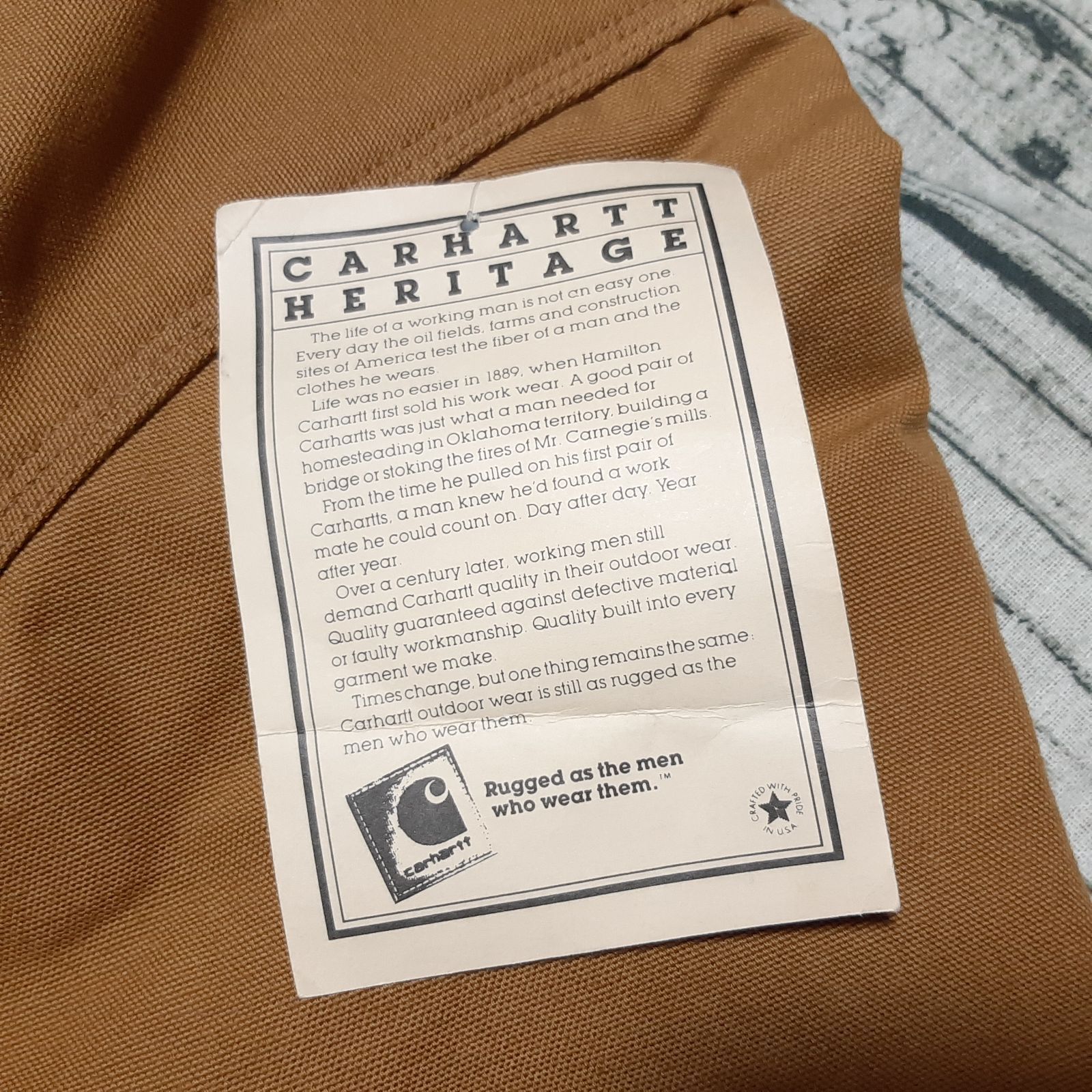 size 42】デッドストック USA製 Carhartt チョアコート Chore Coat