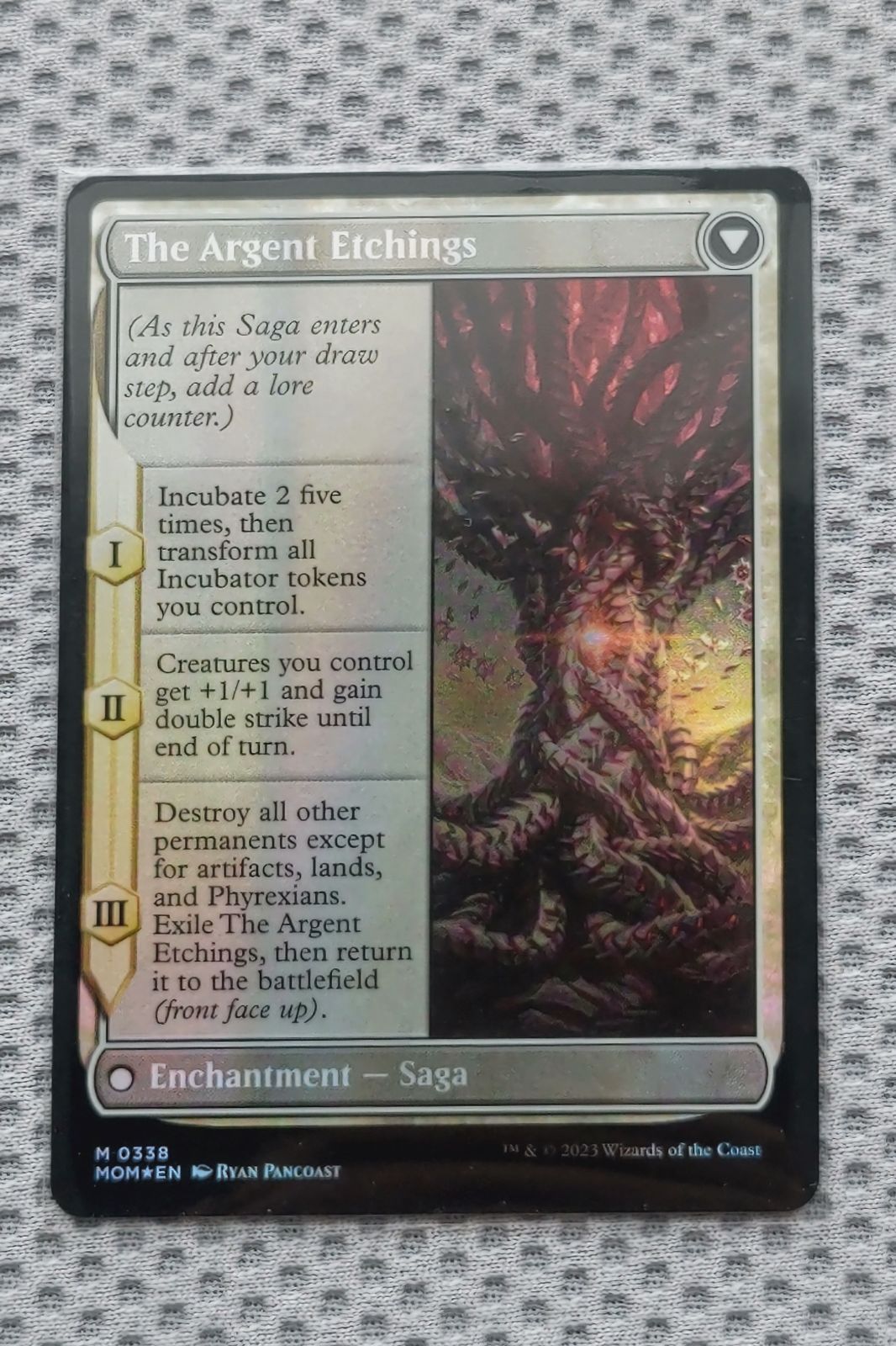 ダブルレインボウ Foil エリシュ ノーン|Elesh Norn シリアルナンバー入り