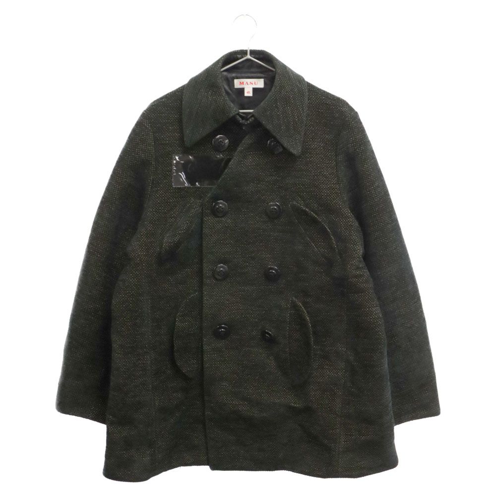 MASU (エムエーエスユー) V NECK PEA COAT MVFW-CT0222 ピーコート
