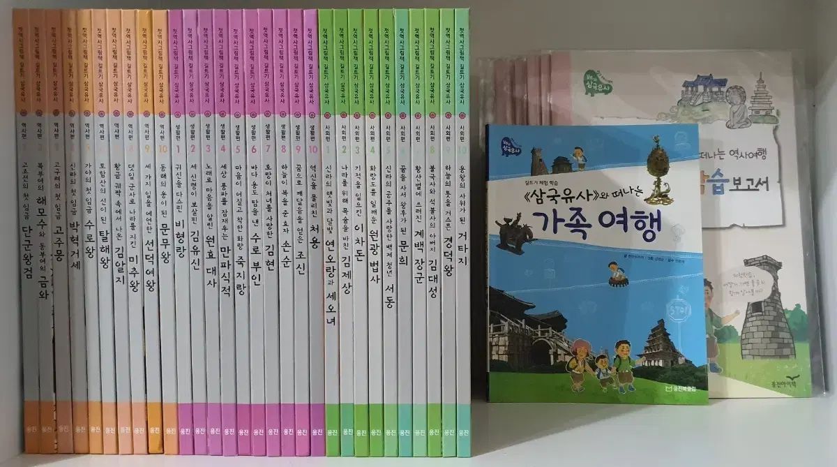 Woongjin はじめての歴史絵本 三国志類似 全集 本