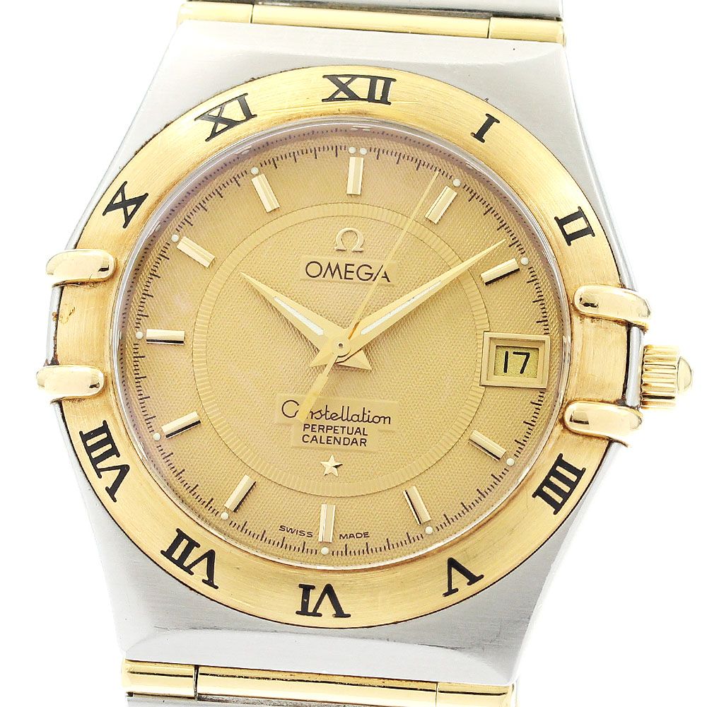 オメガ OMEGA 1252.10 コンステレーション パーペチュアルカレンダー クォーツ メンズ保証書付き_907093