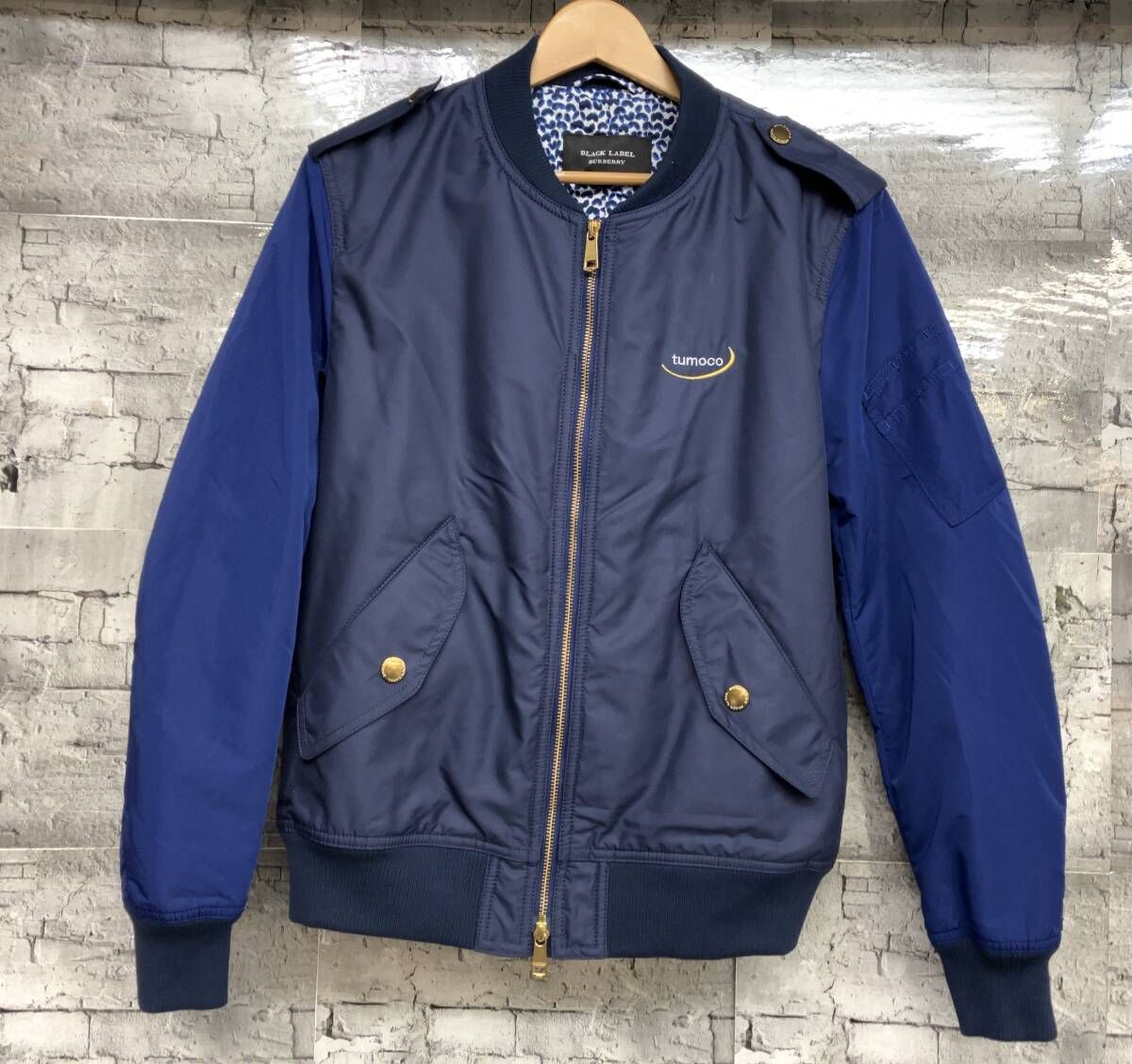 BURBERRY バーバリーブラックレーベル ブルゾン ジャケット MA-1 BURBERRY BLACK LABEL バーバリー ブラックレーベル MA-1