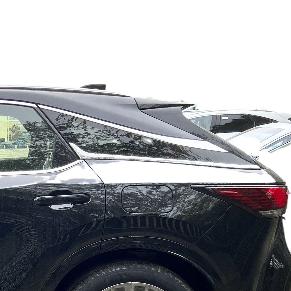 レクサスRX23 後側面窓電気メッキ下部装飾モール｜車窓用クリアパーツ｜簡単取り付け FFCRYSTALESIA_COM