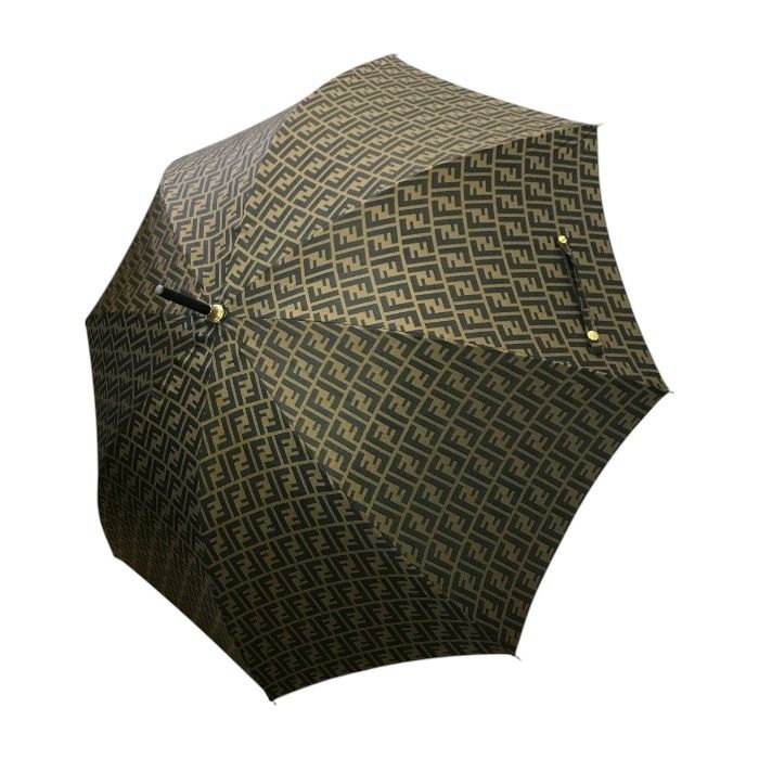 FENDI フェンディ ズッカ 長傘 レディース 60cm 8本骨 ポリエステル  