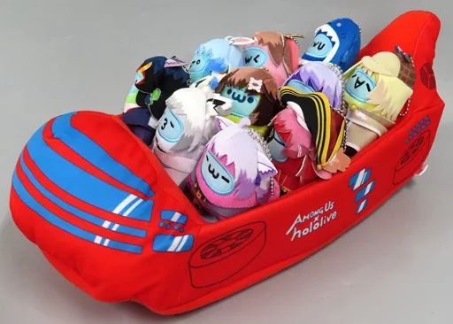 Among Us ホロライブコラボ ホロクルーぬいぐるみセット 中古ぬいぐるみ ホロクルーぬいぐるみセット 「Among Us x hololive