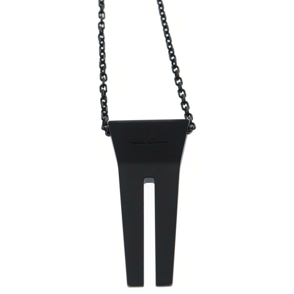 RICK OWENS●OPENトランクチャームネックレス Rick Owens Open Trunk チャーム ネックレス | ブラック