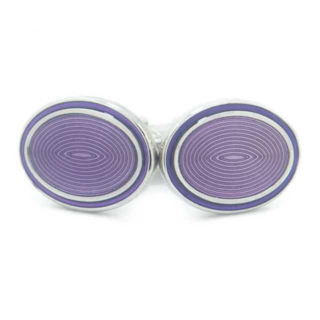 ダブル パープルのオーバルカフス カフスボタン カフリンクス cufflinks cuffs メンズ 男性 スーツアクセサリー専門店 父の日 ギフトにも 誕生日 プレゼント プチギフト おしゃれ カフスマニア