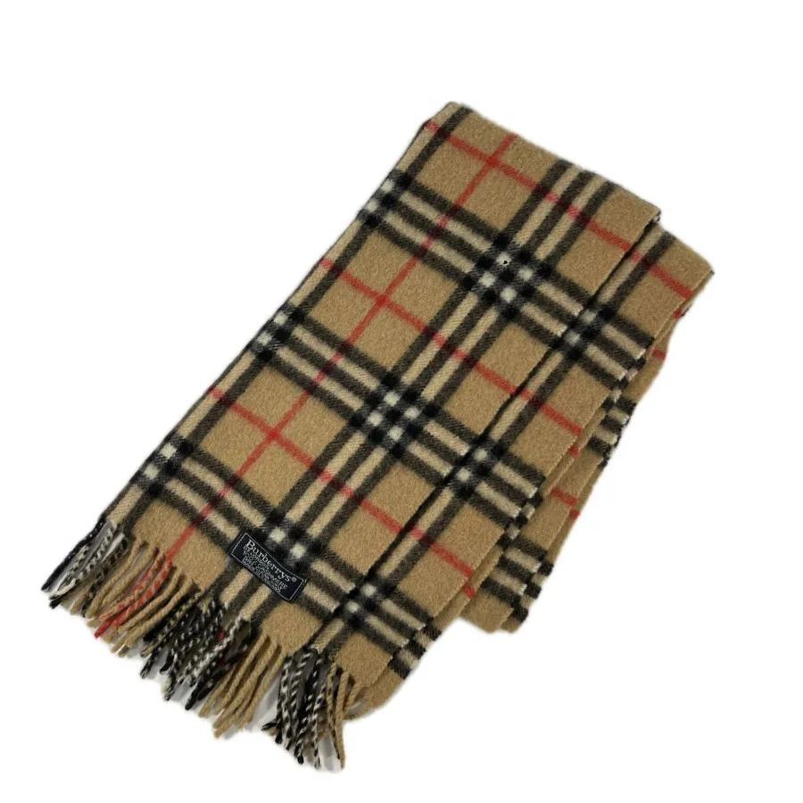 BURBERRY バーバリー カシミヤマフラー - メルカリ