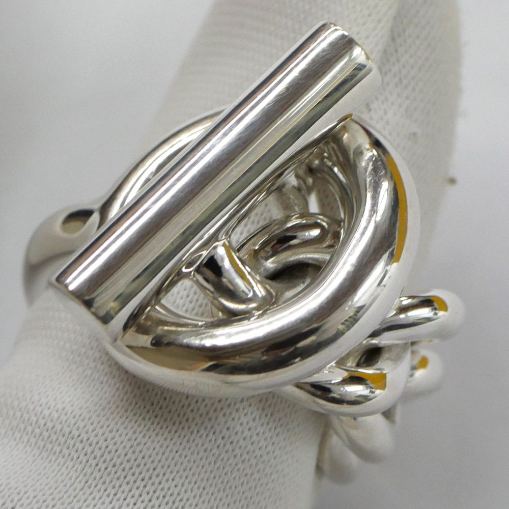 名東】エルメス リング クロワゼット サイズ51(11号) Ag925 シルバー