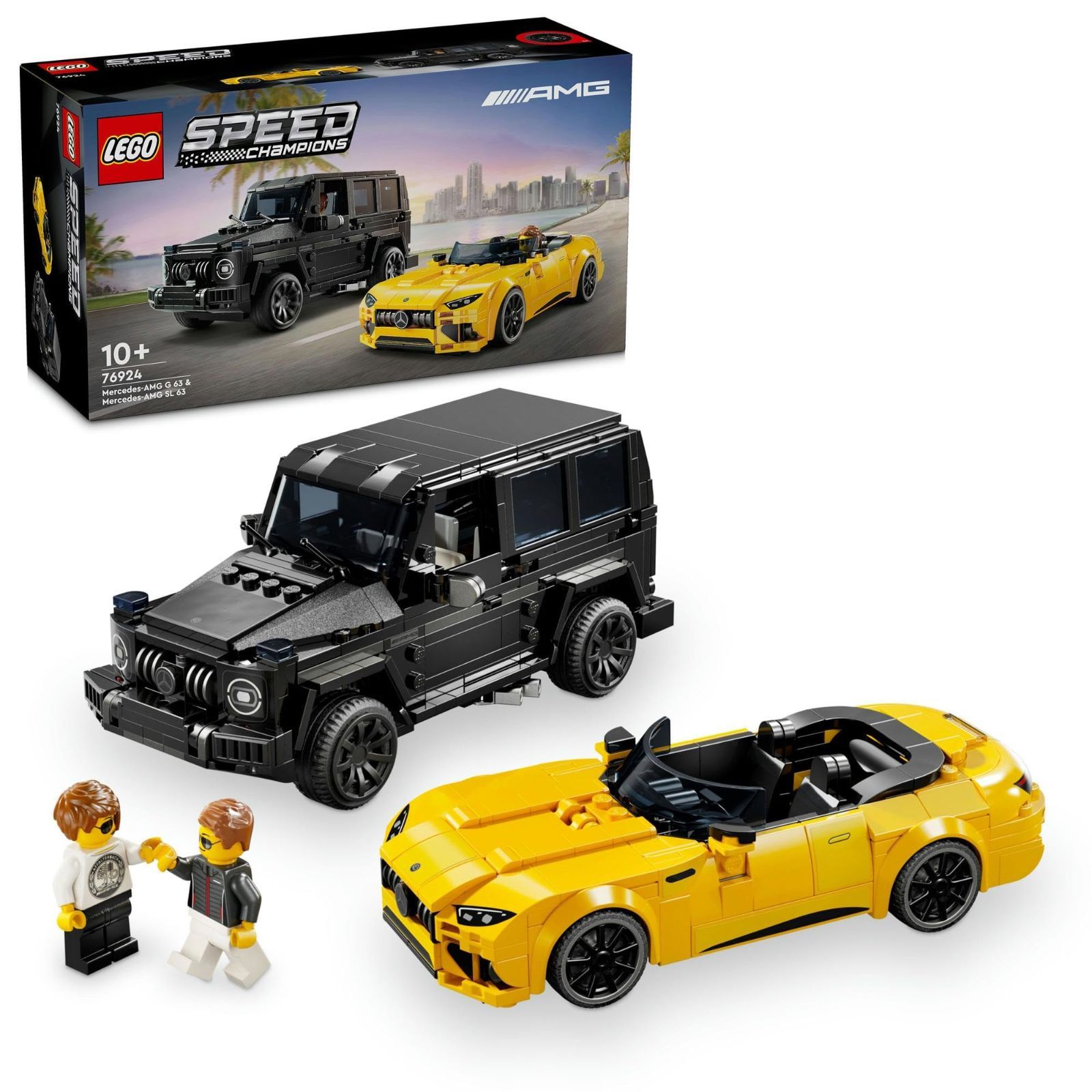 レゴ LEGO スピードチャンピオン Mercedes-AMG G 63 と Mercedes-AMG SL 63 おもちゃ 玩具 誕生日 プレゼント ブロック 男の子 女の子 子供 10歳 11歳 12歳 小学生 乗り物 車 ミニカー 76924