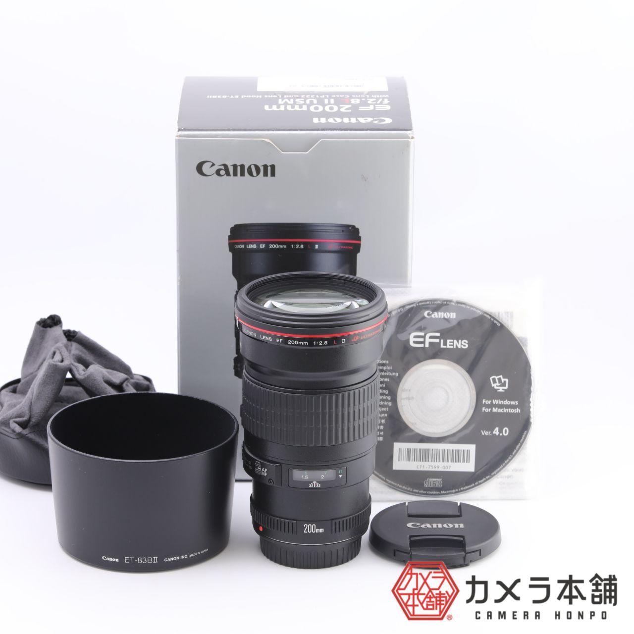 Canon 単焦点望遠レンズ EF200mm F2.8 II USM フルサイズ - メルカリ