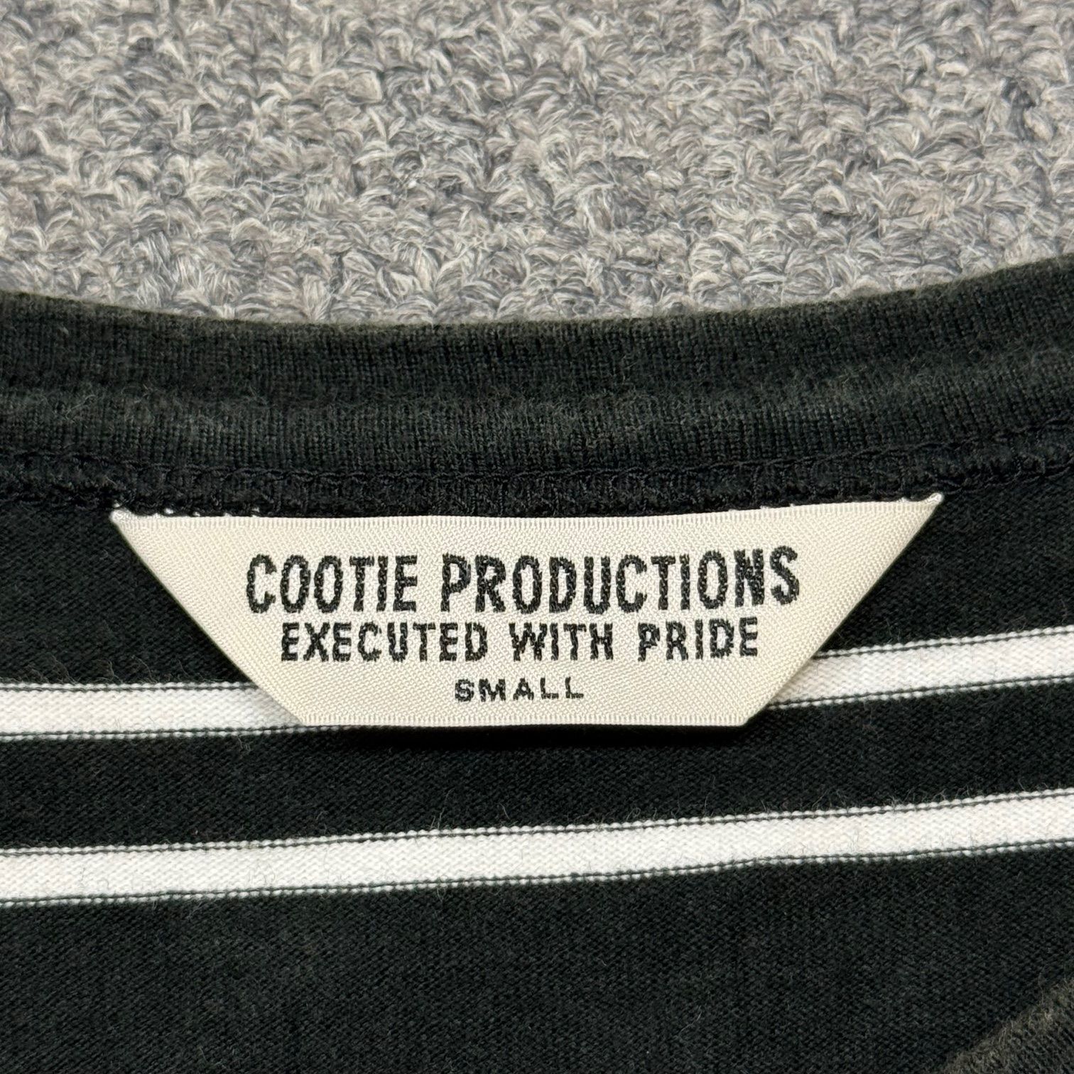 参考上代16500円 COOTIE PRODUCTIONS 22SS Supima Border