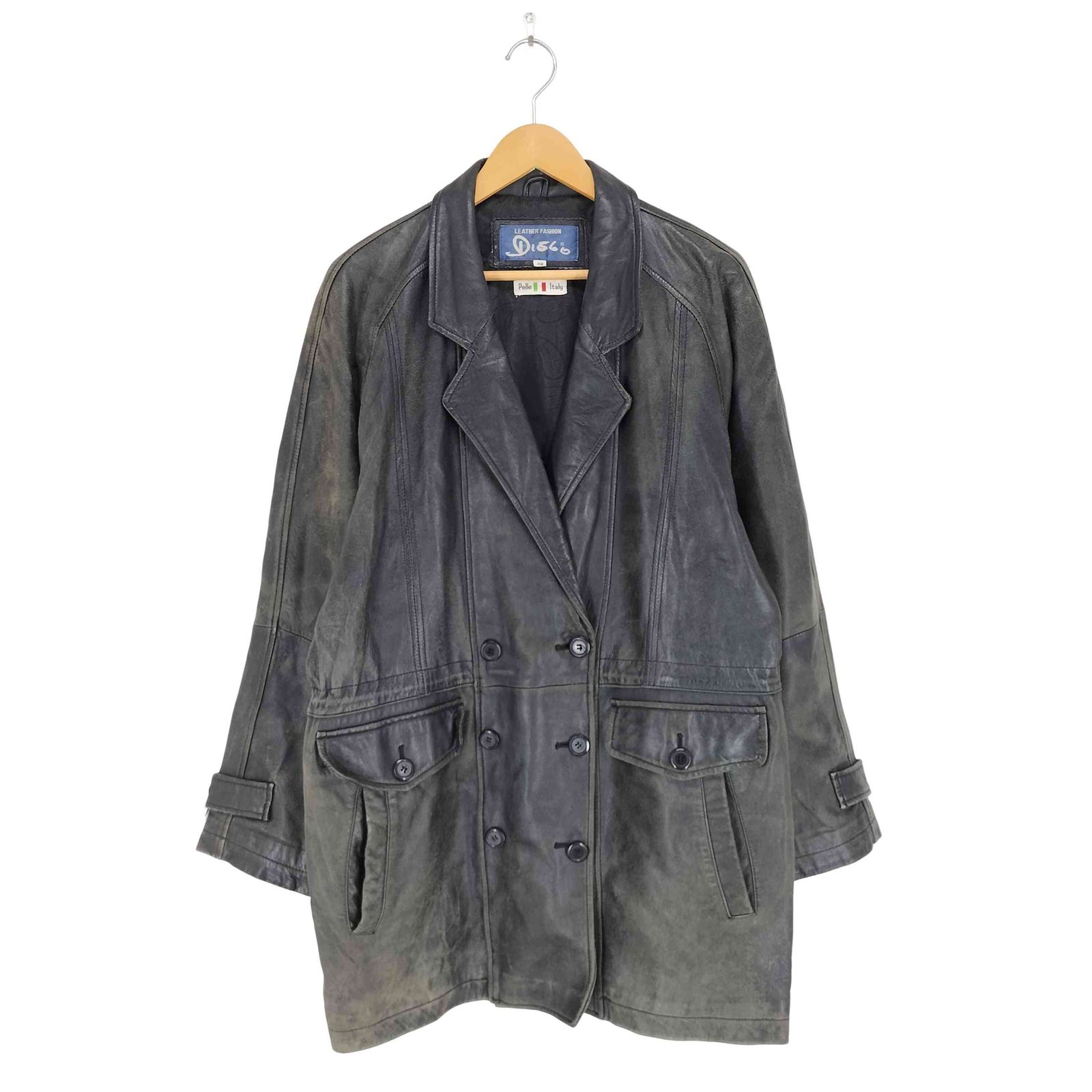 ユーズドフルギ USED古着 DISCO レザージャケット メンズ 48 - メルカリ 