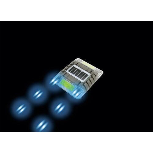 2営業日で発送 キャットアイ ルミナスアイ マイティC 長寿命型ソーラー式点滅 片面 青 LE260CB2 2295