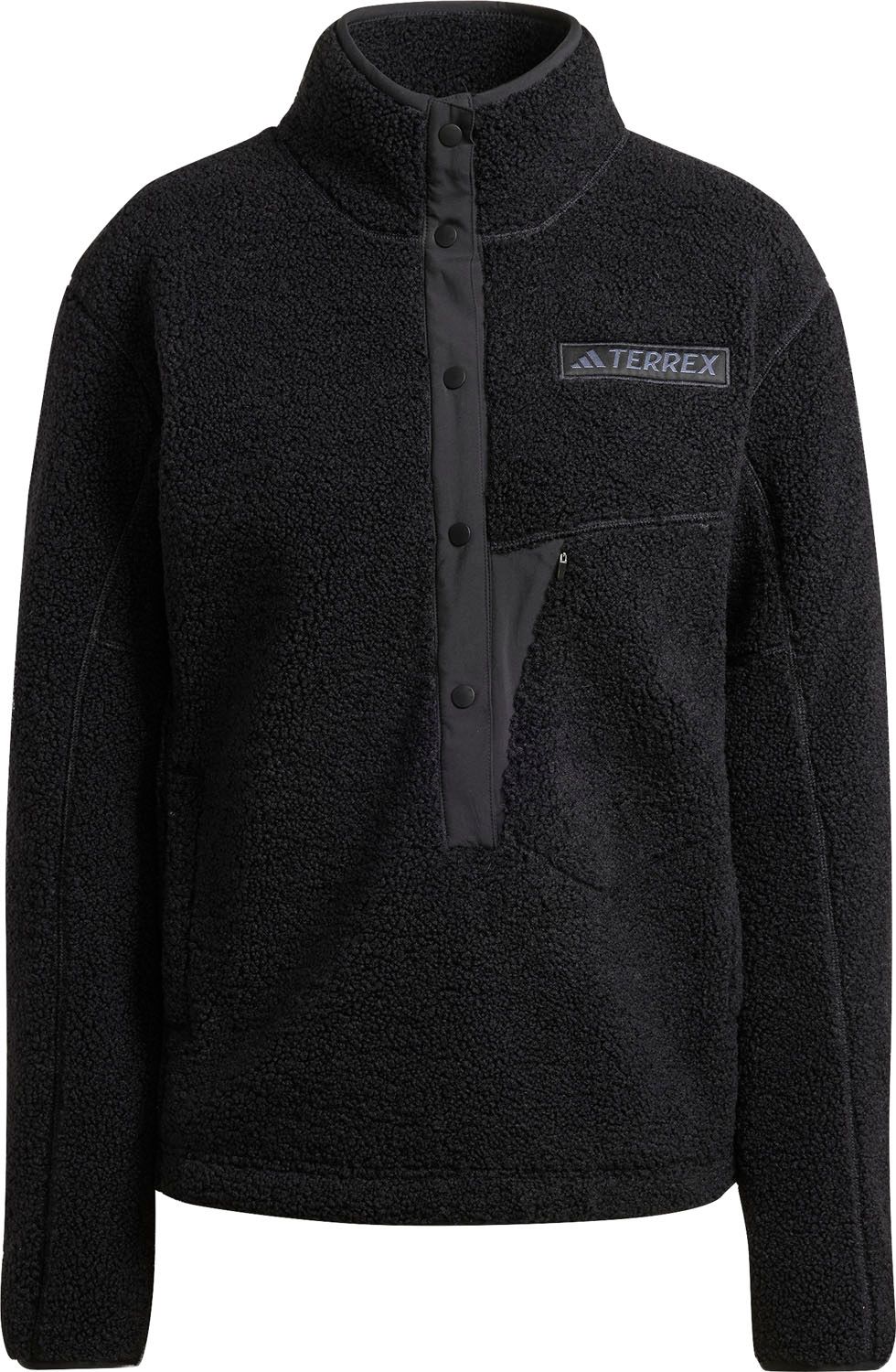 アディダス adidas アウトドア テレックス XPLORIC ハイパイルフリース プルオーバー スウェットシャツ JOJ35 IW0225 ブラック