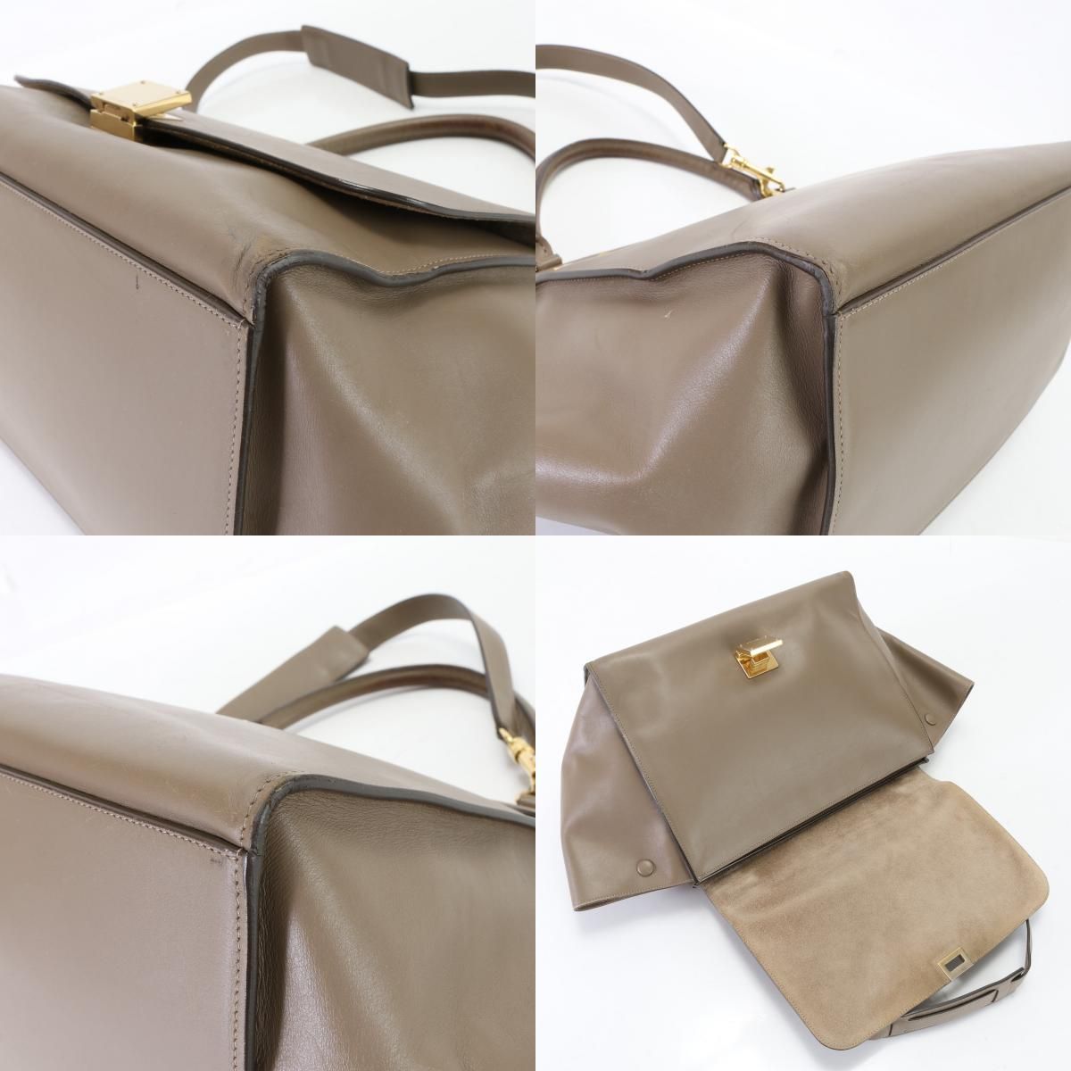 美品 セリーヌ トラペーズ ミディアム レザー 2WAY ショルダーバッグ 肩掛け トート ハンド 本革 A4 レディース MHM J7-3 美品 セリーヌ トラペーズ ミディアム レザー 2WAY ショルダーバッグ