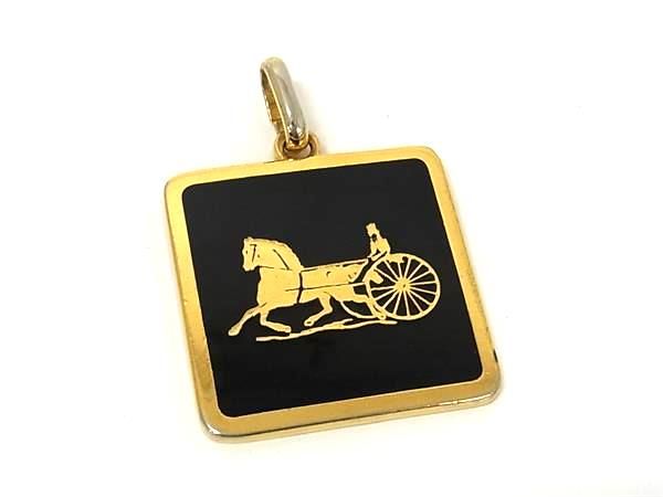 CELINE セリーヌ 馬車モチーフ ネックレストップ ペンダント