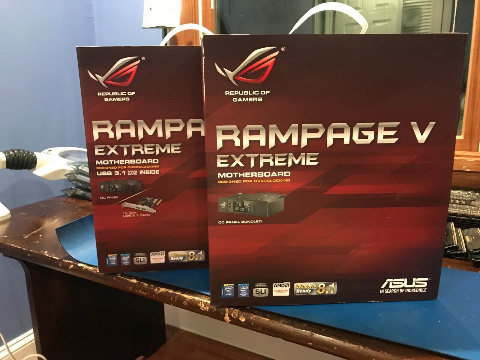 最安値，品質保証 ASUS RAMPAGE V EXTREME/U3.1 マザーボード Intel X99 LGA 2011-V3 DDR4 マザーボード
