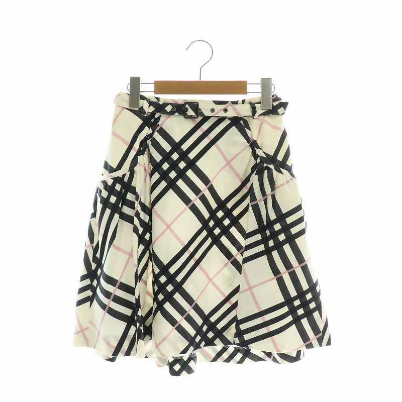 バーバリーブルーレーベル BURBERRY BLUE LABEL フレアスカート 