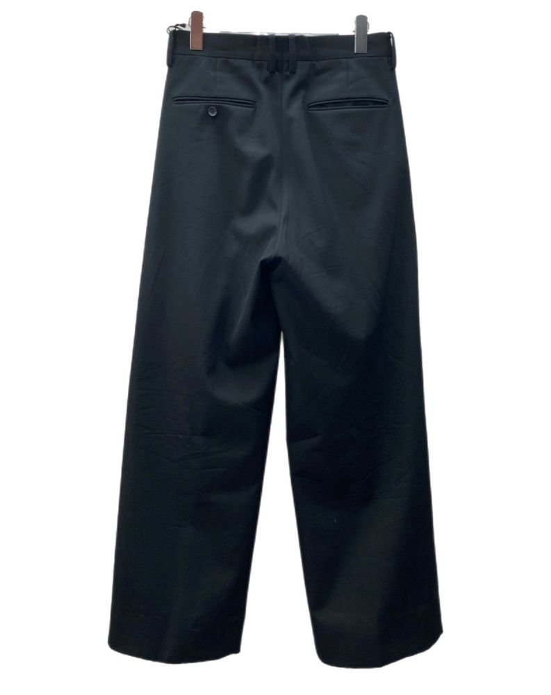 新品未使用beautifulpeople ロゴギャバジンワイドストレートパンツ ビューティフルピープル beautiful people LOGO GABARDIN WIDE