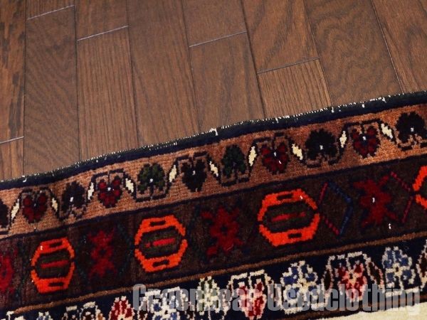 RAGQ085 ビンテージトライバルラグ ウール絨毯 107cm×68cm RAGQ085 ビンテージトライバルラグ ウール絨毯 107cm×68cm 【公式通販】