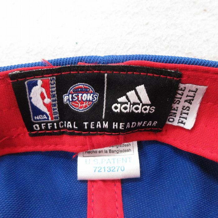 中古 アディダス adidas キャップ NBA デトロイトピストンズ