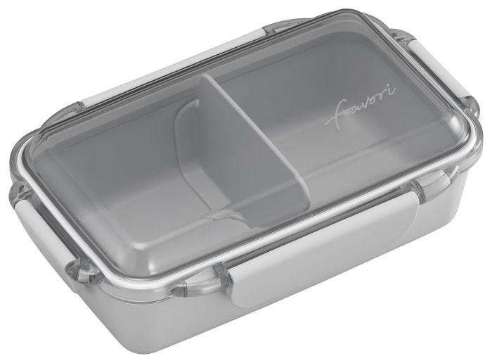 3営業日で発送 OSK オーエスケー 新商品 DISH UP LUNCH 弁当箱 ランチボックス 仕切付 抗菌 143793 入数 30