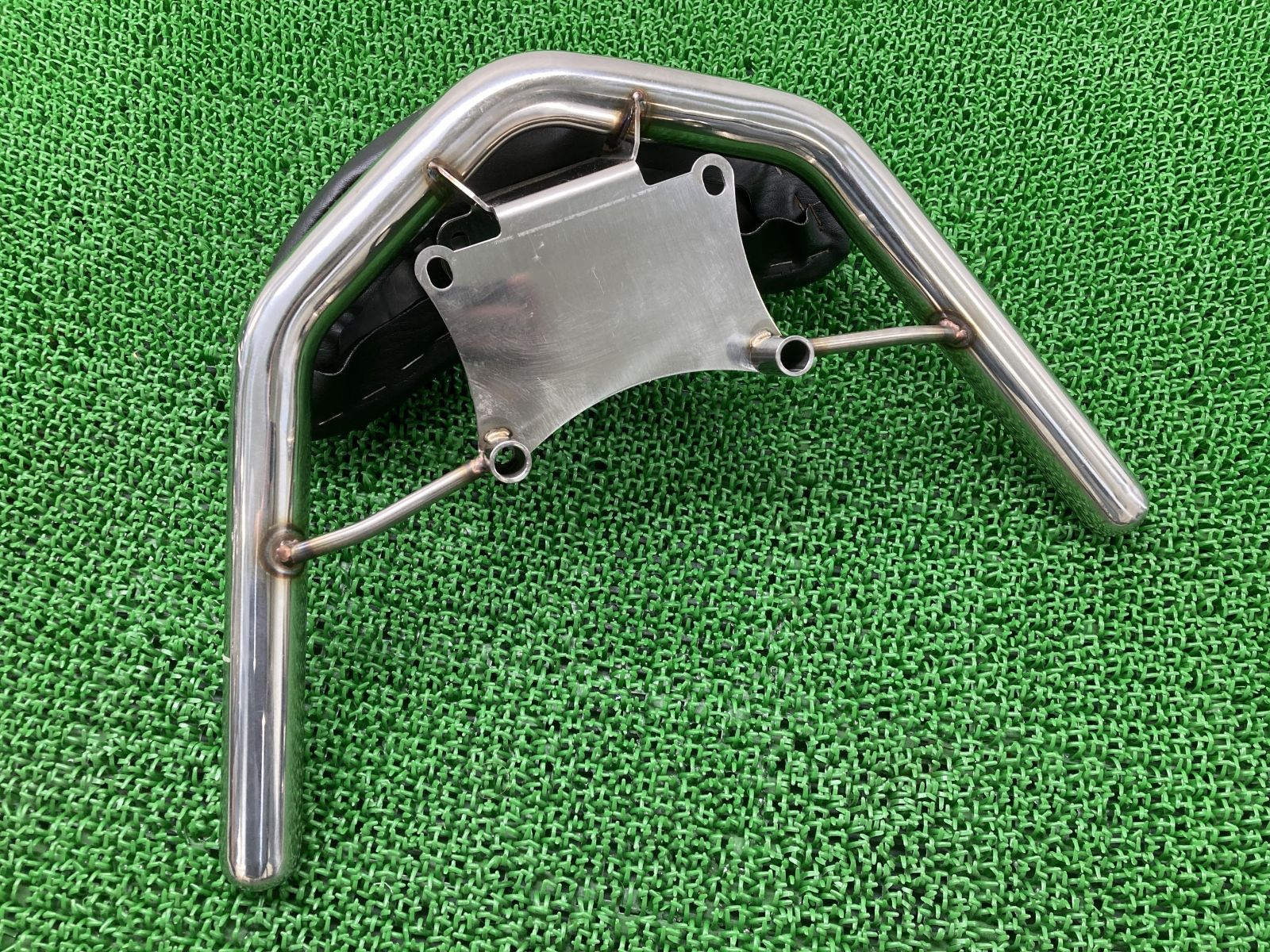 PCX125 PCX150 グラブバー 社外 バイク 部品 JF28 KF12 バックレスト 曲がり無し 品薄 希少品:22319361
